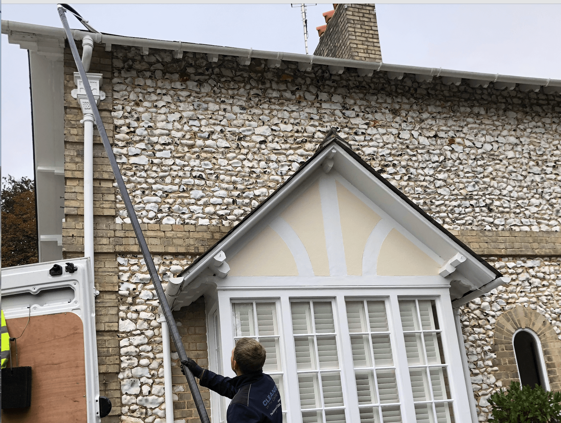 Professional gutter cleaning tools and equipment used by The Roof Moss Cleaners in Hoddesdon